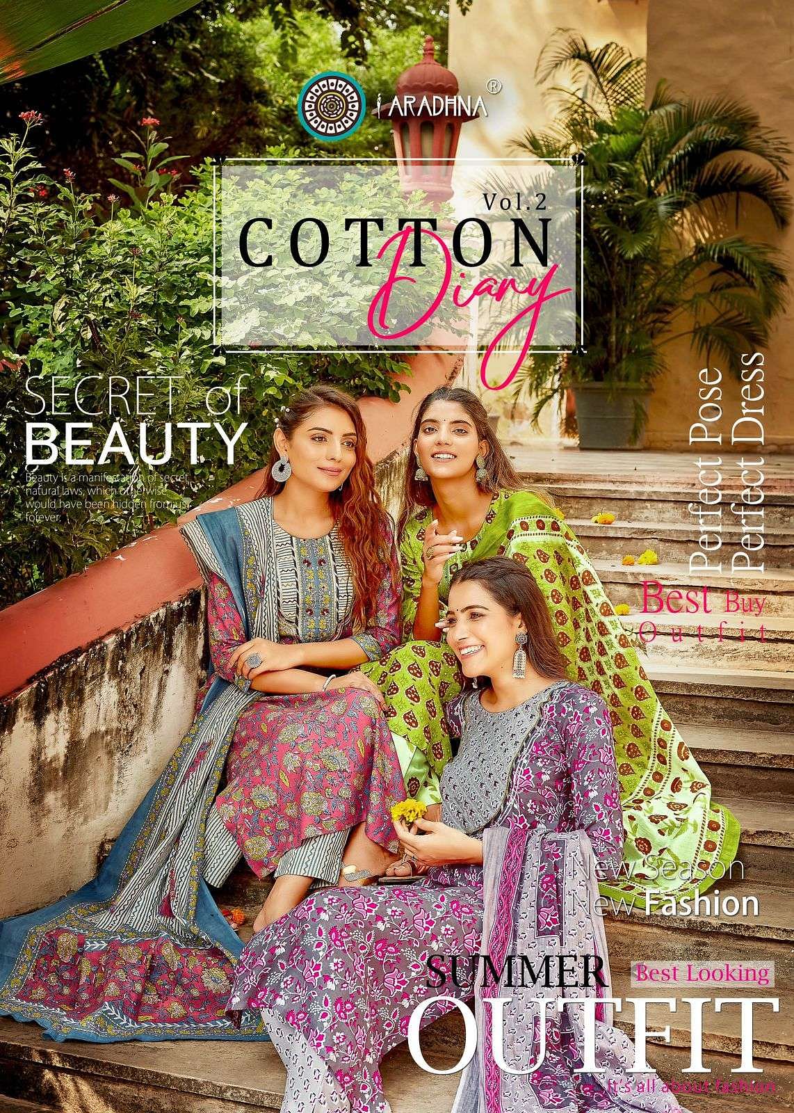 COTTON DIARY VOL-2 BY ARADHNA FASHION 2001 TO 2012 SERIES COTTON DRESSES